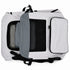 Pet Life ® Tailgate-Den Collapsible Travel Pet Crate with Dual Bowls and Storage