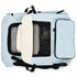 Pet Life ® Tailgate-Den Collapsible Travel Pet Crate with Dual Bowls and Storage