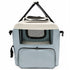 Pet Life ® Tailgate-Den Collapsible Travel Pet Crate with Dual Bowls and Storage