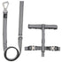 Pet Life ® 'Escapade' Outdoor Series 2-in-1 Convertible Dog Leash and Harness Gray Small