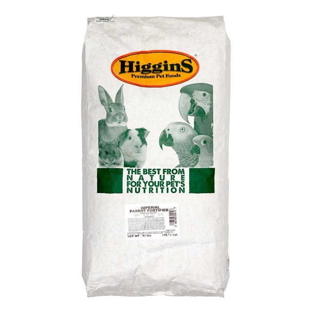 Higgins Sunflower Peanuts and Fruit Imperial Parrot Fortified Bird Food - 40 Lbs Default Title