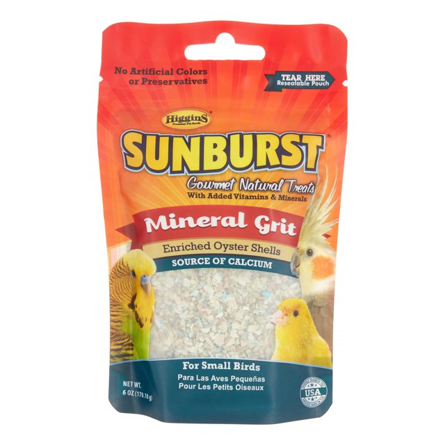 Higgins Mineral Grit Crushed Oyster Shells Calcium Small Bird Food - 6 Oz Default Title
