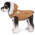 Touchdog 'Eskimo-Swag' Duck-Down Insulated Winter Dog Coat Parka X-Small Brown