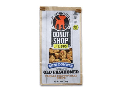 K9 Granola Mini Donuts Vanilla Confetti Cake Baked Dog Treats - 12oz