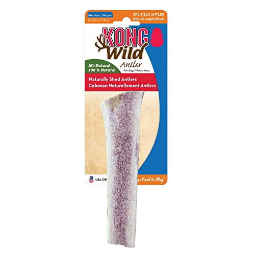 Kong Wild Split Antlers Natural Dog Chews - Medium Default Title