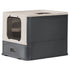 Pet Life ® “SlideAway” Premium Foldable and Travel Pull-Out Cat Litter Box