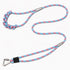 Pet Life ® 'Neo-Craft' Handmade One-Piece Knot-Gripped Training Dog Leash Blue
