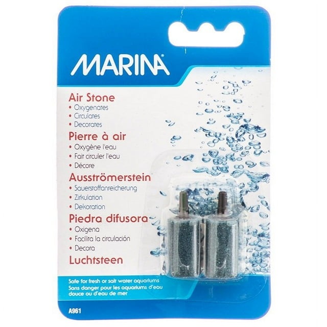 Hagen Marina Elit 1-Inch Cylinder Diffusion Aquarium Air Stone - 2 Pack