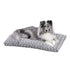 Midwest Homes Quite Time Ombre Swirl Rectangular Raised Dog Bed or Crate Mat Charcoal Gray L:30 X W:19.7 Inch