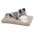 Midwest Homes Quite Time Ombre Swirl Rectangular Raised Dog Bed or Crate Mat Mocha L:30 X W:19.7 Inch