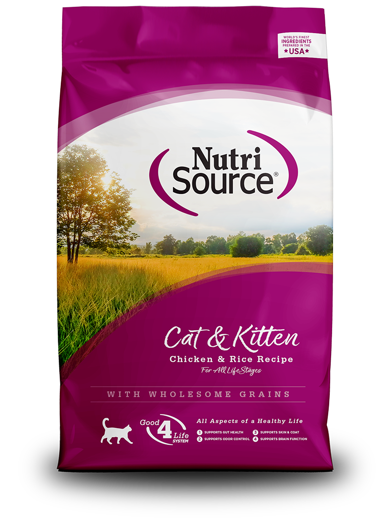 Nutrisource Cat & Kitten Chicken & Rice Dry Cat Food - 1.5 lb Bag  