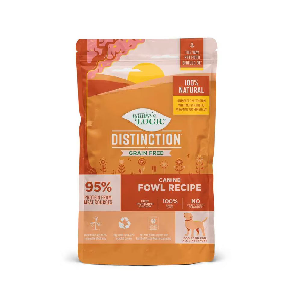 Nature's Logic Distinction Fresh Meat Distinction Grain-Free Fowl Dry Dog Food - 24lb