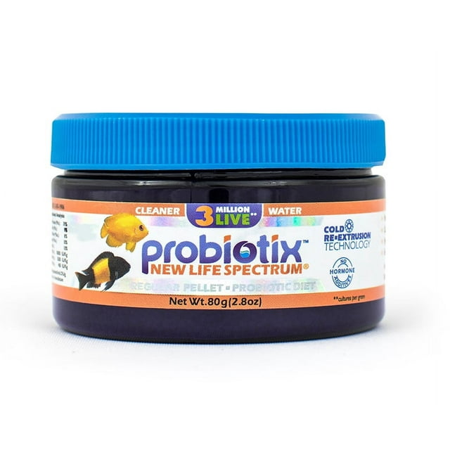 New Life Spectrum Probiotix Regular Marine Saltwater Fish Food Pellets 80 Grams