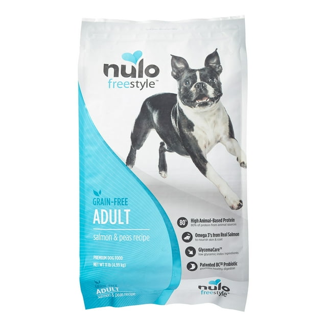 Nulo Freestyle Grain-Free Salmon and Peas Recipe Adult Dry Dog Food 11 Pounds