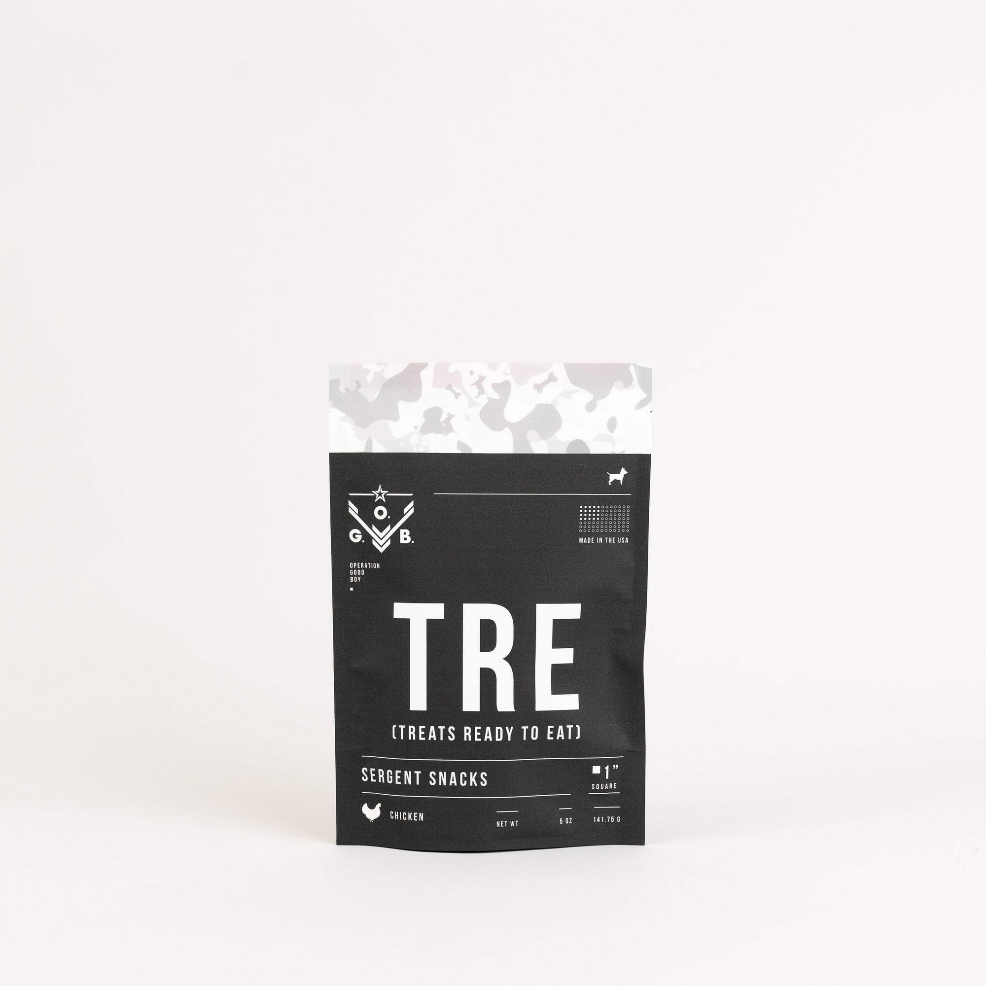 Operation Good Boy Sergent Snacks 1-Inch Square Cut Chicken Training Jerky Dog Treats - 5 Oz Default Title