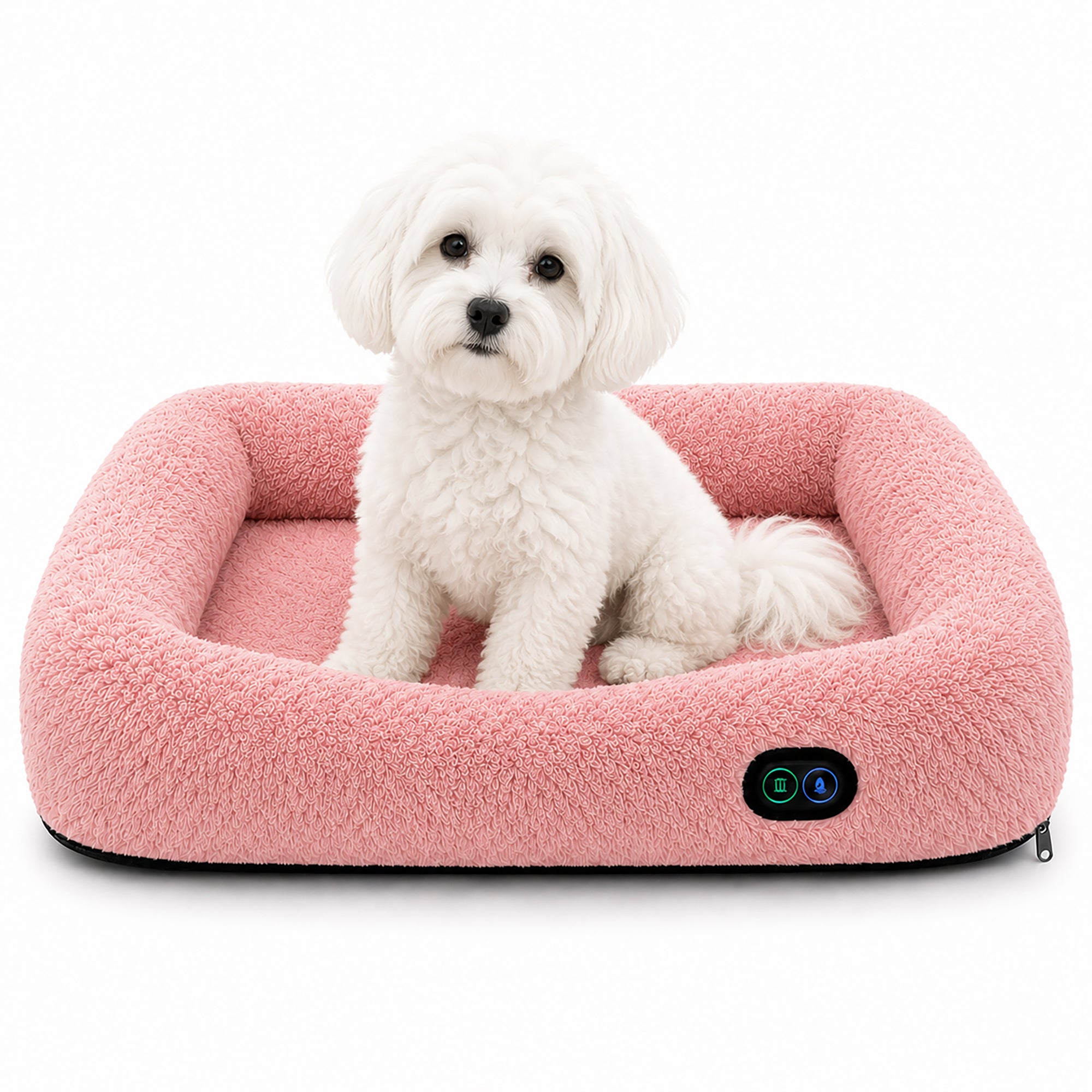 Pet Life ® “Therma-Vibe” Heating and Massaging Smart Pet Bed