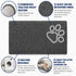 Pet Life ® 'Fuzzy' Quick-Drying Microfiber Anti-Skid and Machine Washable Dog Mat Pet Bed - 2 Pack - Gray