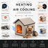 Pet Life 'Hush Puppy' Collapsible Electronic Heating and Cooling Smart Pet House
