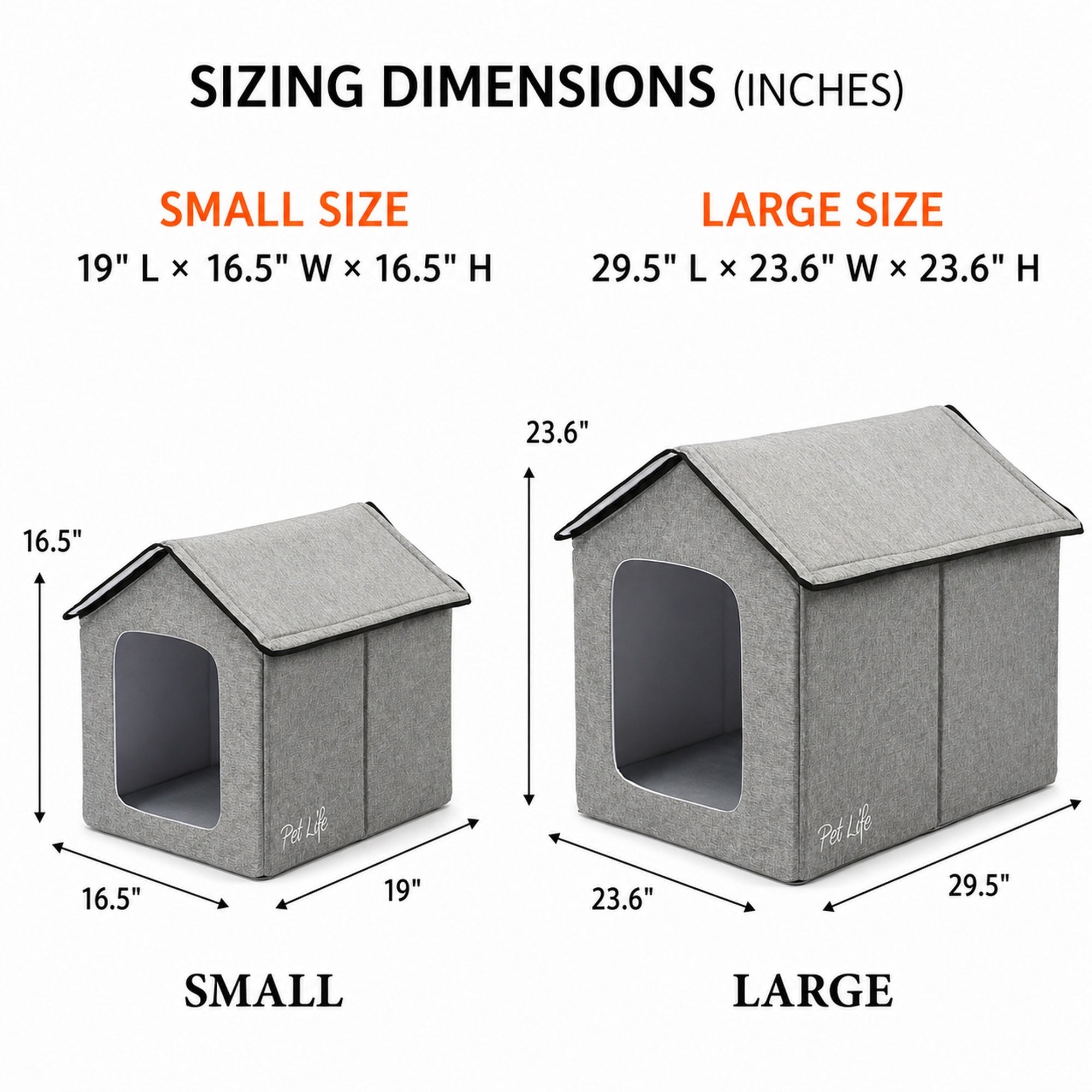 Pet Life 'Hush Puppy' Collapsible Electronic Heating and Cooling Smart Pet House