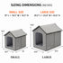 Pet Life 'Hush Puppy' Collapsible Electronic Heating and Cooling Smart Pet House