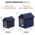 Pet Life 'Hush Puppy' Collapsible Electronic Heating and Cooling Smart Pet House