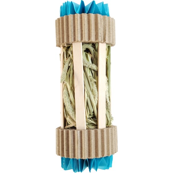 A&E Cage Company Nibbles Hay Tube Small Animal Toy