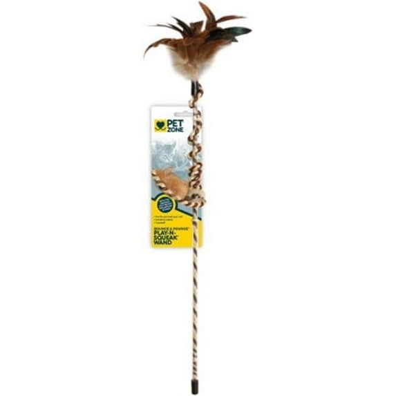 Pet Zone Bounce and Pounce Teaser Cat Wand