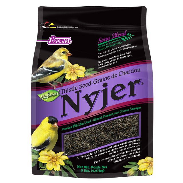F.M. Brown's Song Blend Nyjer Thistle Seed Wild Bird Food - 5 Lbs - Case of 6 Default Title