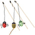 Ethical SPOT Love The Earth Insect Cat Teaser Wand with Recycled Plastic Catnip Cat Toys