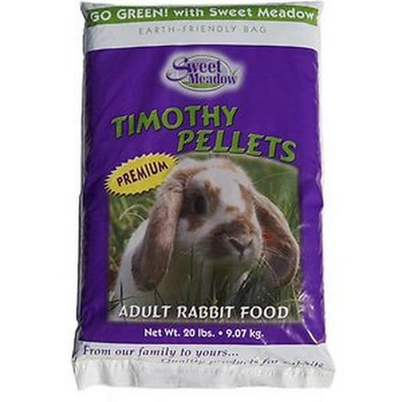 Sweet Meadow Farm Pellets Premium Blend Rabbit Formula Small Animal Food - 20 Lbs