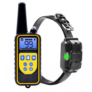 Pet Life ®  Barkshield LED 1-to-3 Dog 900 Yard Range 7-Level Vibration and Sound Traini...