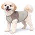 Pet Life ® Active 'Aero-Pawlse' Quick-Dry and 4-Way-Stretch Yoga Fitness Dog T-Shirt Tank Top X-Small Tan/Brown