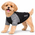 Pet Life ® Active 'Hybreed' 4-Way-Stretch Fitness Performance Dog T-Shirt X-Small Black/Gray