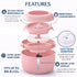 Pet Life ® 'Moda-Pure' Ultra-Quite Filtered Dog and Cat Fountain Waterer