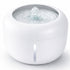 Pet Life ® 'Moda-Pure' Ultra-Quite Filtered Dog and Cat Fountain Waterer White