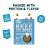 A Pup Above Cubies Grain-Free Pot Roast Beef Air-Dried Dog Food - 2 Lbs - 4 Count