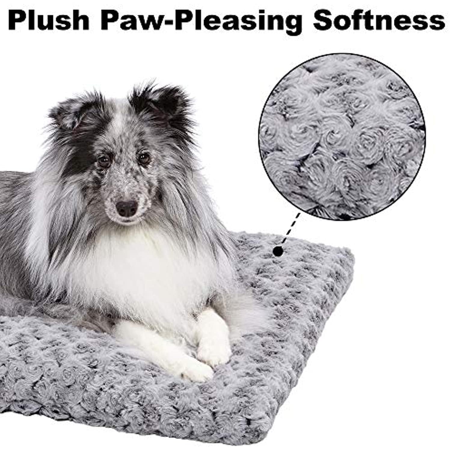 Midwest Homes Quite Time Ombre Swirl Rectangular Raised Dog Bed or Crate Mat