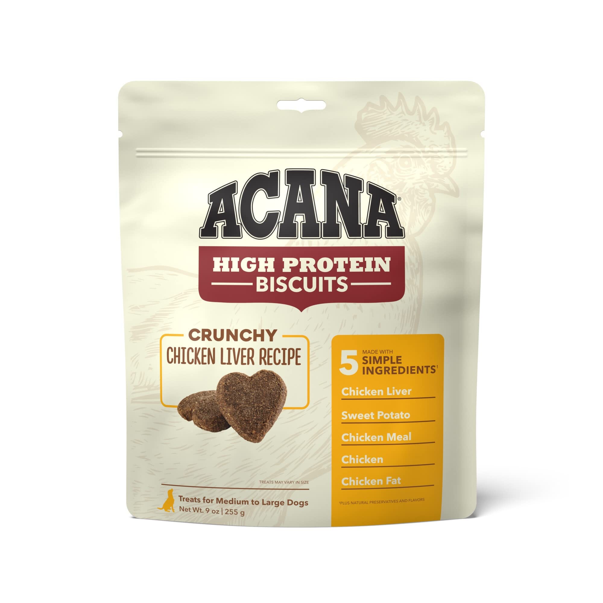 Acana 'Kentucky Dogstar Chicken' Beef Liver Recipe Small Crunchy Dog Biscuits - 9 oz Bag