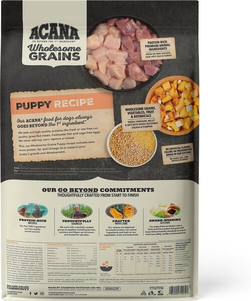 Acana 'Kentucky Dogstar Chicken' Wholesome Grains Puppy Dry Dog Food - 11.5 lb Bag