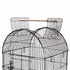 A&E Cage Company Economy Dome Top Bird Cage - Black - 20 X 20 X 58 In