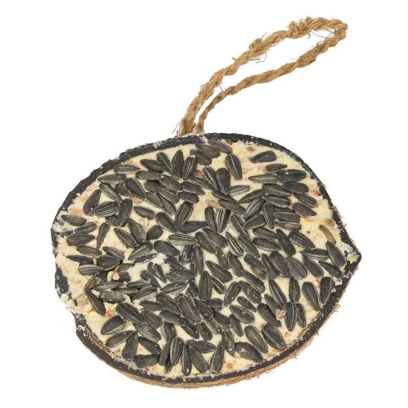 A&E Cage Company Garden Fun Half Coconut Suet with Sunflower Wild Bird Treats - 6 Count