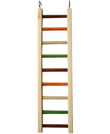 A&E Cage Company Wood Hanging Ladder Bird Toy - Medium - 20 Inch Default Title