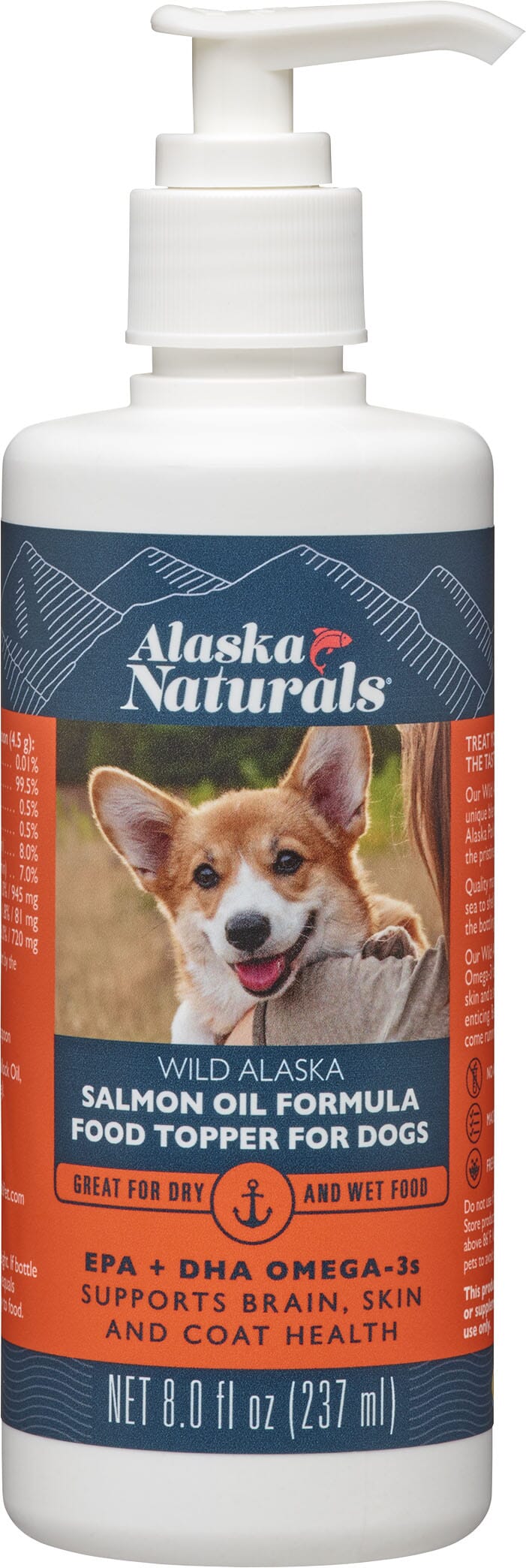 Alaska Naturals Salmon Oil Formula for Dogs - Salmon - 8 Oz  