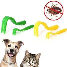 Alzoo All-in-1 Exitick Hook Cat and Dog Tick Remover Tool