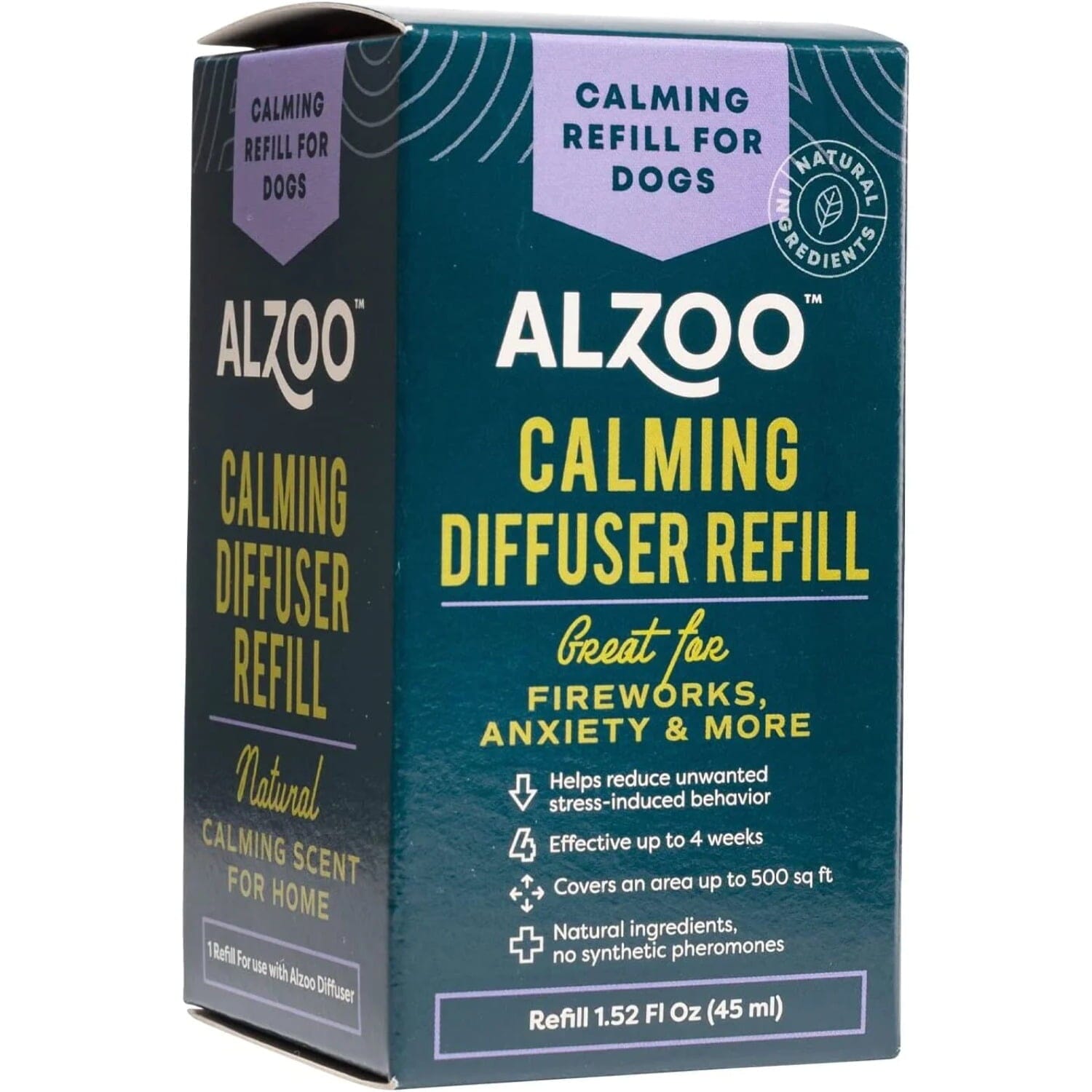 Alzoo All-Natural Calming Plug-in Diffuser for Dogs - Refill - 1.52 Oz