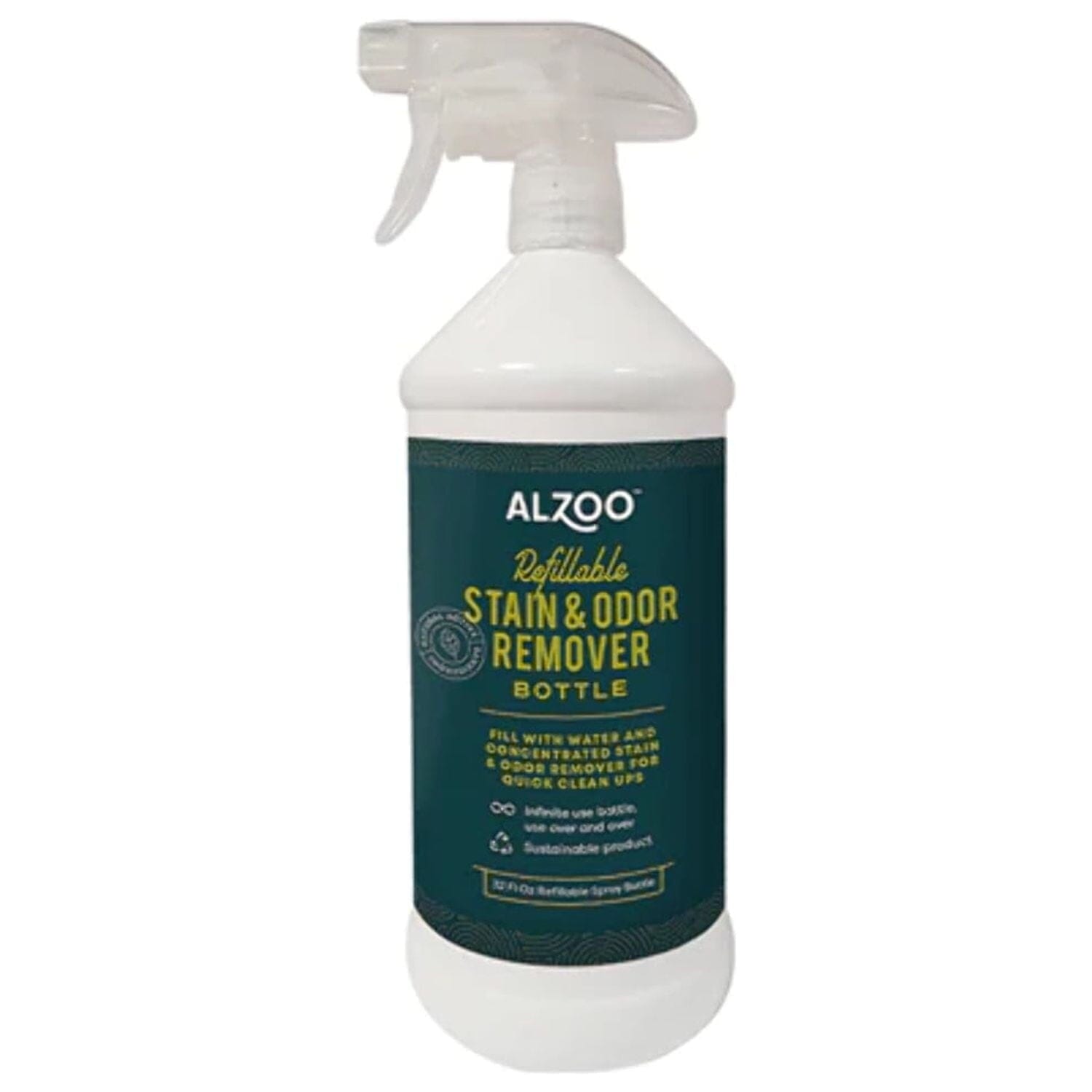 Alzoo Concentrated Enzyme-Based Sustainable Stain and Odor Remover and Bottle Bundle - 32 Oz     