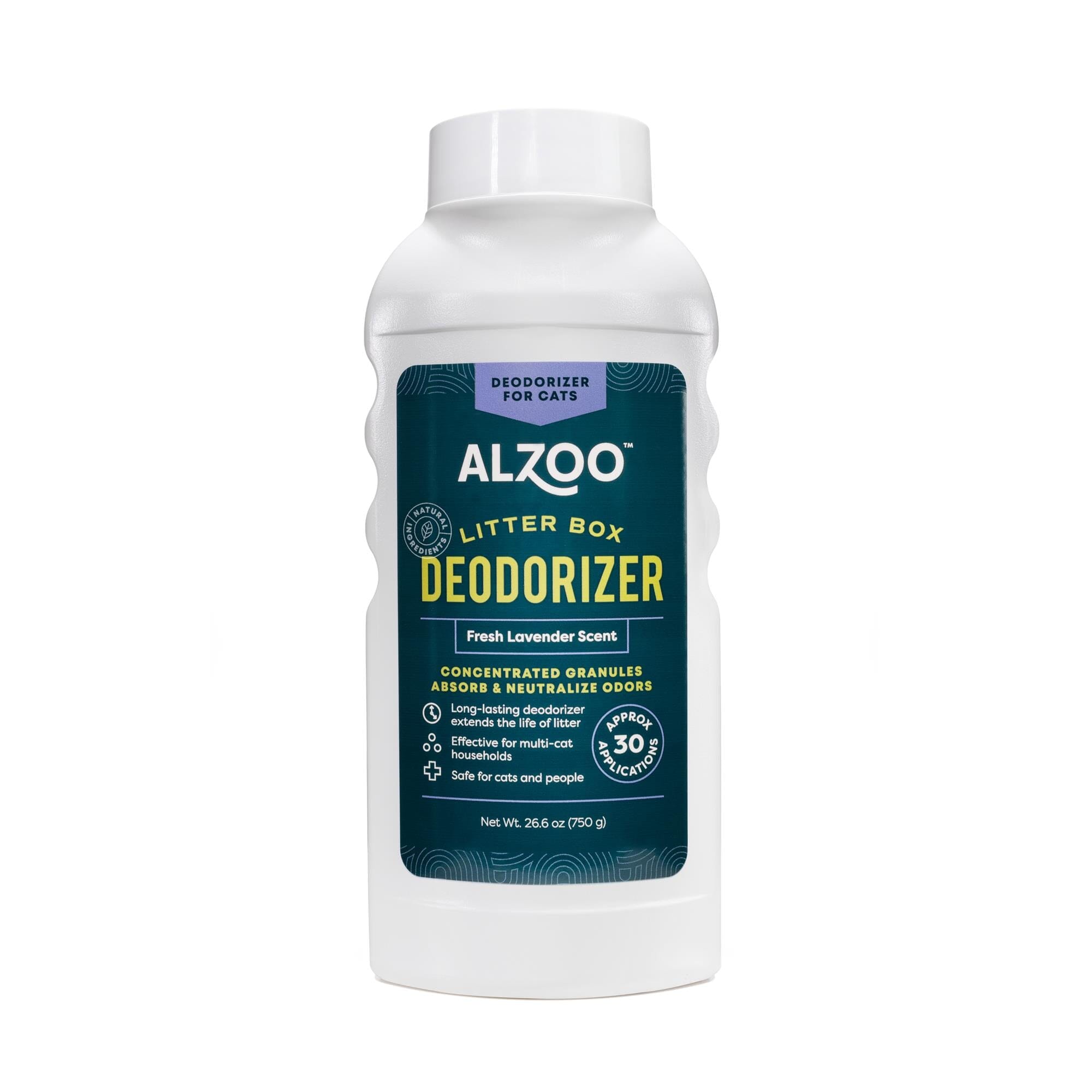 Alzoo Lavender Cat Litter Deodorizer - 26.6 Oz  