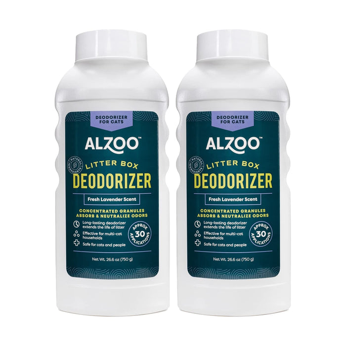 Alzoo Lavender Cat Litter Deodorizer - 26.6 Oz