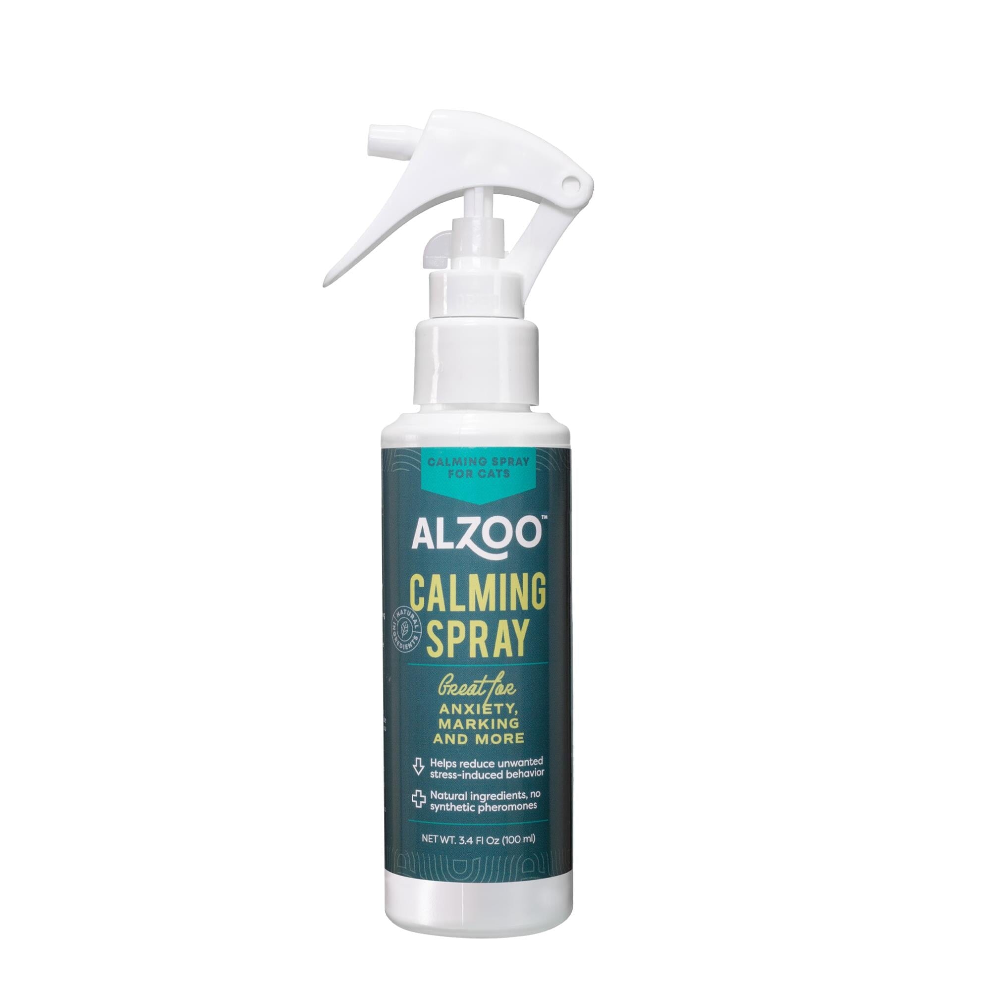 Alzoo Natural Calming Cat Spray - 3.4 Oz  