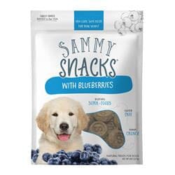 Ancestry Pet Food Sammy Snacks Blueberry Crunchy Dog Biscuits Treats - 8 Oz  